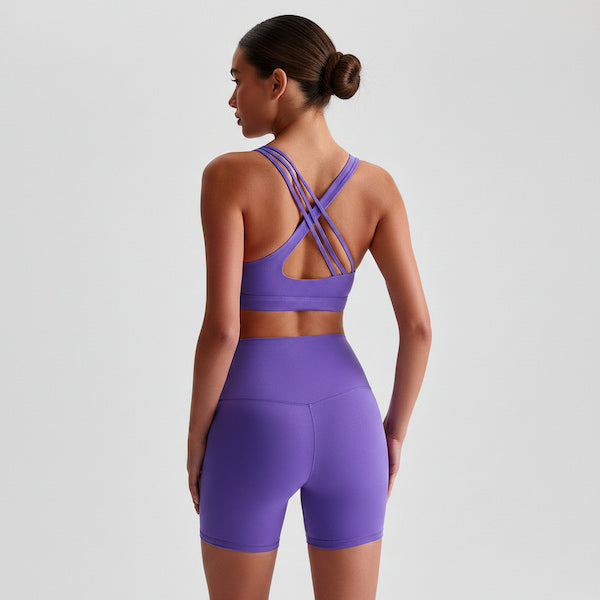Дамски спортен комплект 2 части – бюстие и клин с висока талия Ultra Soft