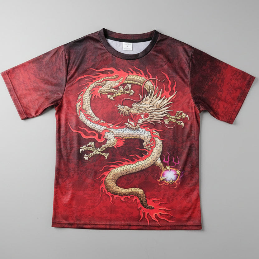 3D тениска с дракон – дишаща спортна тениска с уникален дизайн