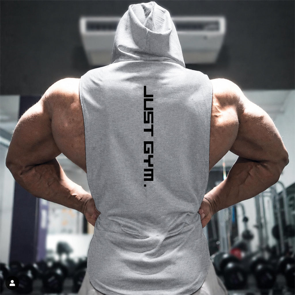 Мъжки спортен топ с качулка Just Jym