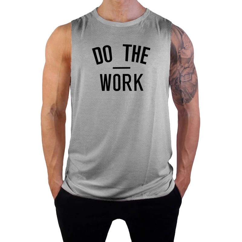 Мъжки спортен топ, сив