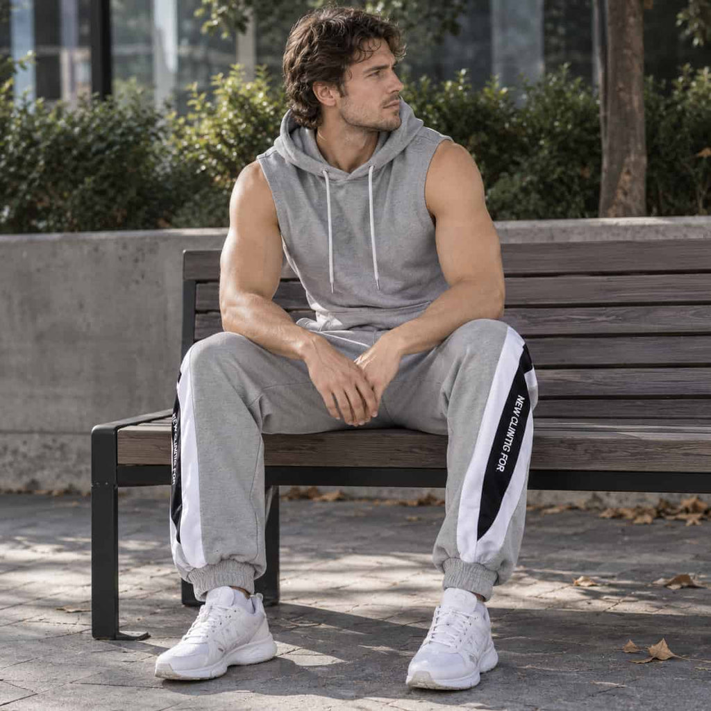 Спортен панталон, сив